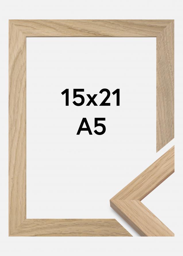 Cadre Oak Wood Verre Acrylique 15x21 cm (A5)