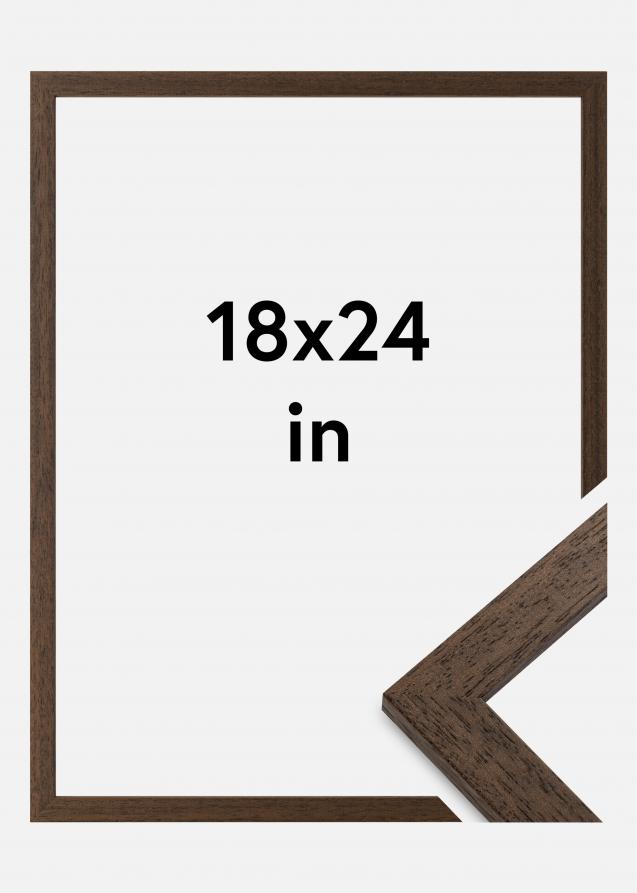 Cadre Brown Wood 18x24 pouces (45,72x60,96 cm)