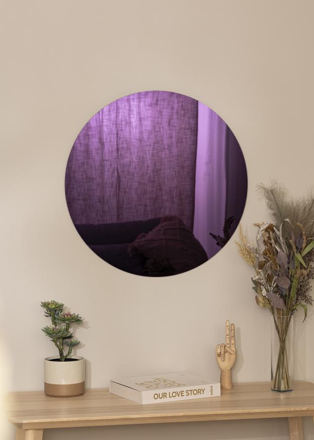 Miroir Purple 70 cm Ø