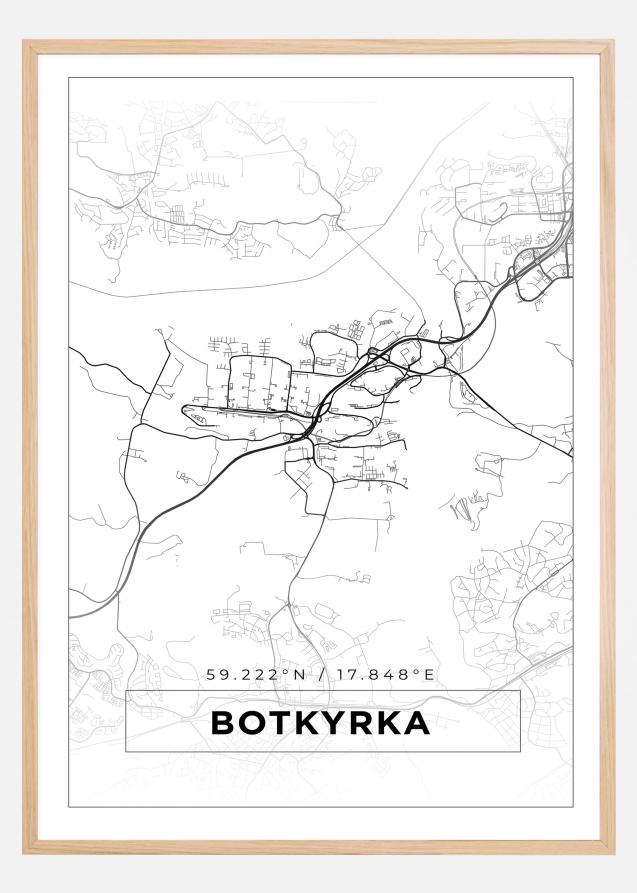 Map - Botkyrka - White
