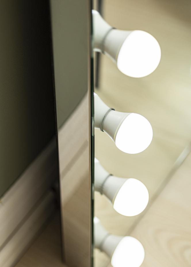 KAILA Miroir Tall LED Argent 55x165 cm