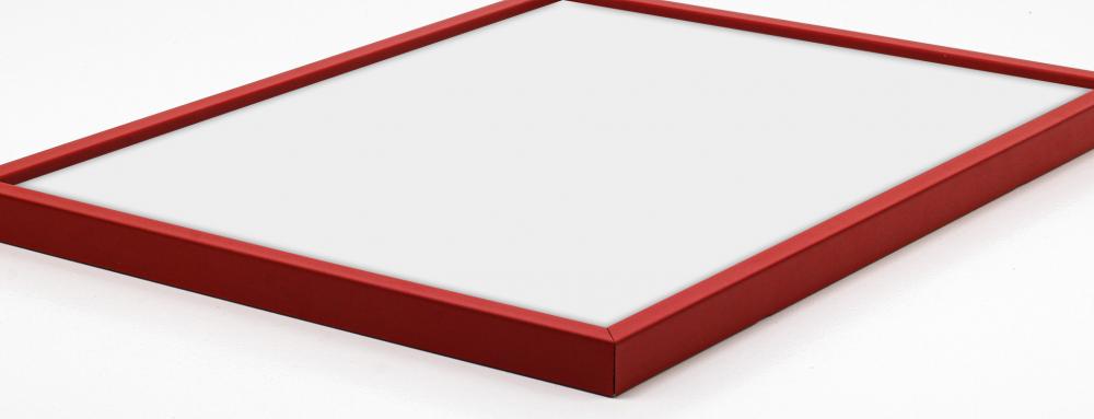 Cadre E-Line Rouge 70x100 cm - Passe-partout Blanc 62x85 cm