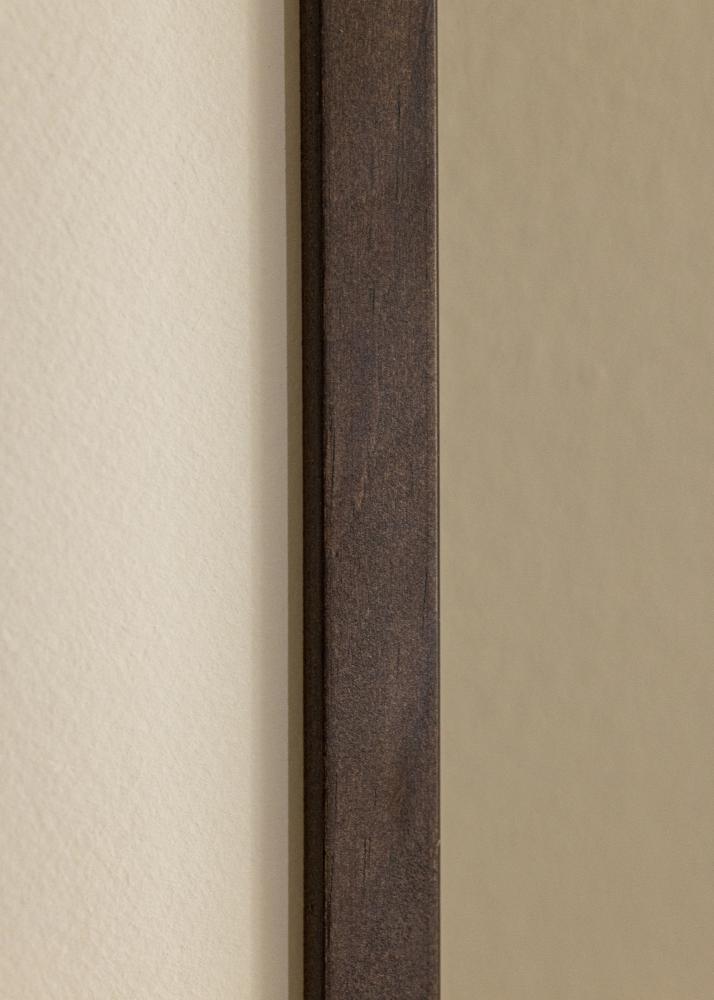 Cadre E-Line Verre Acrylique Noyer 70x100 cm