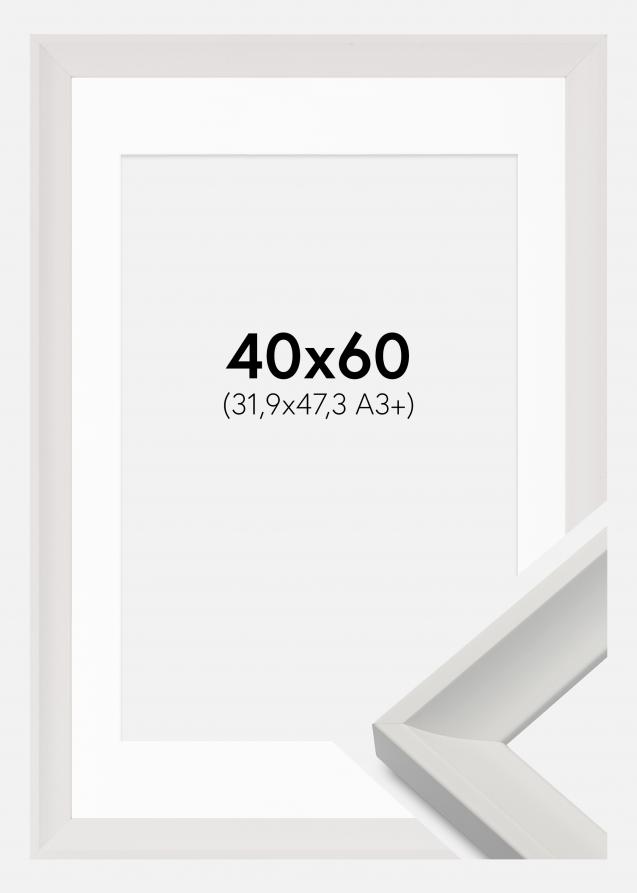 Cadre Öjaren Blanc 40x60 cm - Passe-partout Blanc 32,9x48,3 cm (A3+)