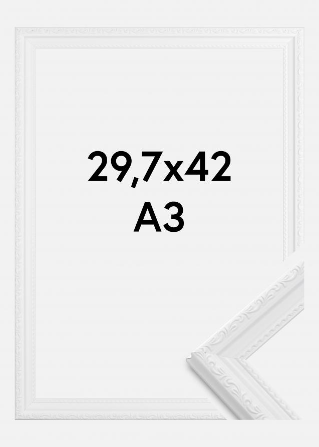 Cadre Abisko Verre Acrylique Blanc 29,7x42 cm (A3)
