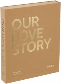 KAILA OUR LOVE STORY Manilla - Coffee Table Photo Album (60 Pages Noires)
