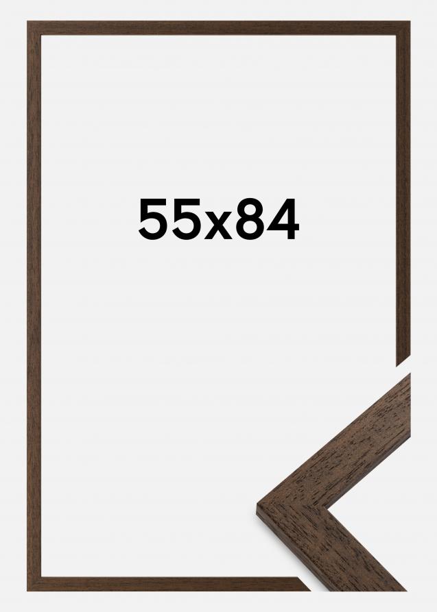 Cadre Brown Wood Verre Acrylique 55x84 cm
