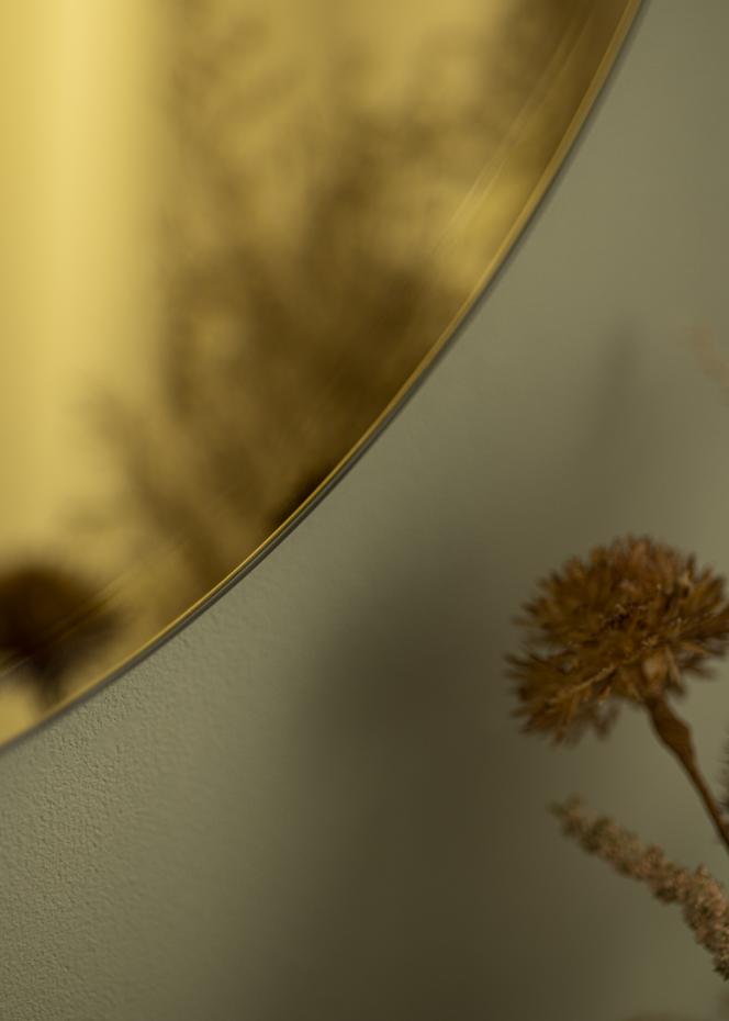 KAILA Miroir rond Gold Deluxe diamtre 50 cm