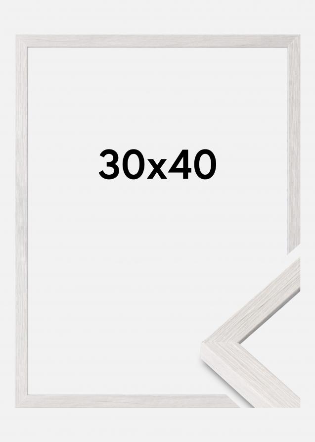 Cadre Ares Verre acrylique White Oak 30x40 cm