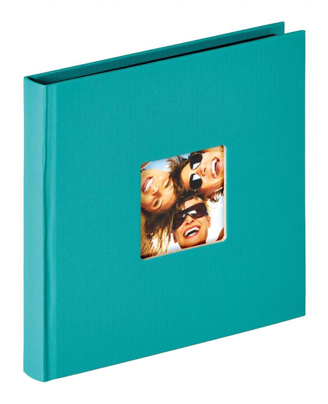 Fun Album Turquoise - 18x18 cm (30 pages noires / 15 feuilles)