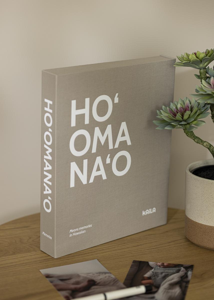 KAILA HO'OMANA'O - Coffee Table Photo Album (60 Pages Noires / 30 Feuilles)