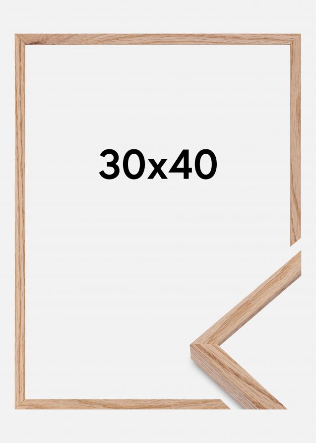 Cadre E-Line Verre Acrylique Chêne 30x40 cm