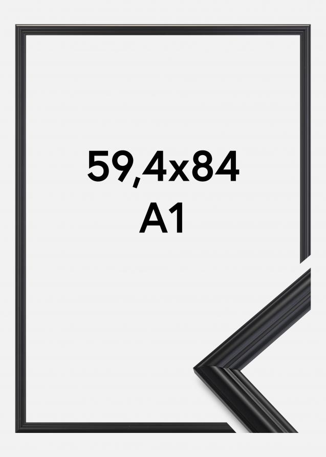Cadre Siljan Verre Acrylique Noir 59,4x84 cm (A1)