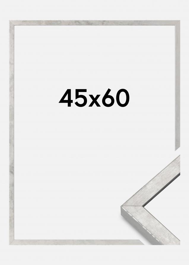 Cadre Ares Verre acrylique Argent 45x60 cm