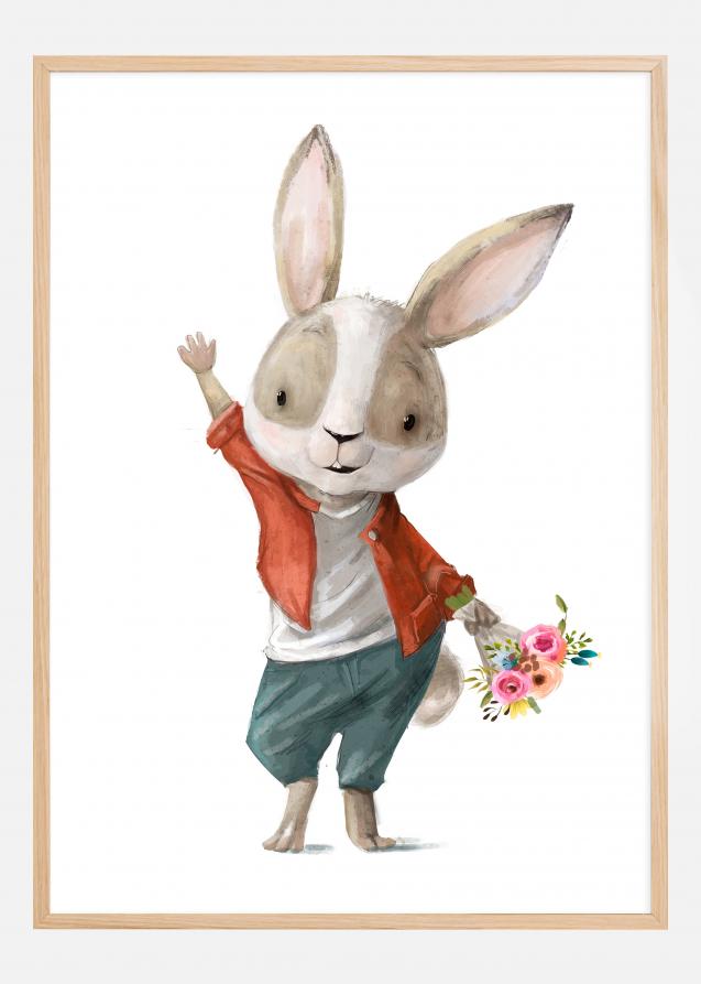 Rabbit on date Poster
