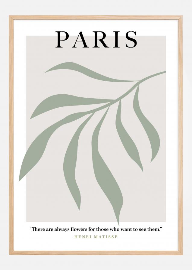 Henri Matisse - Paris Art Green Poster