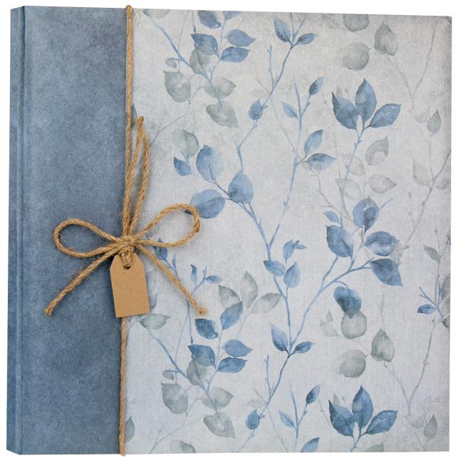 Garden Bleu 32x32 cm (100 Pages blanches / 50 Feuilles)