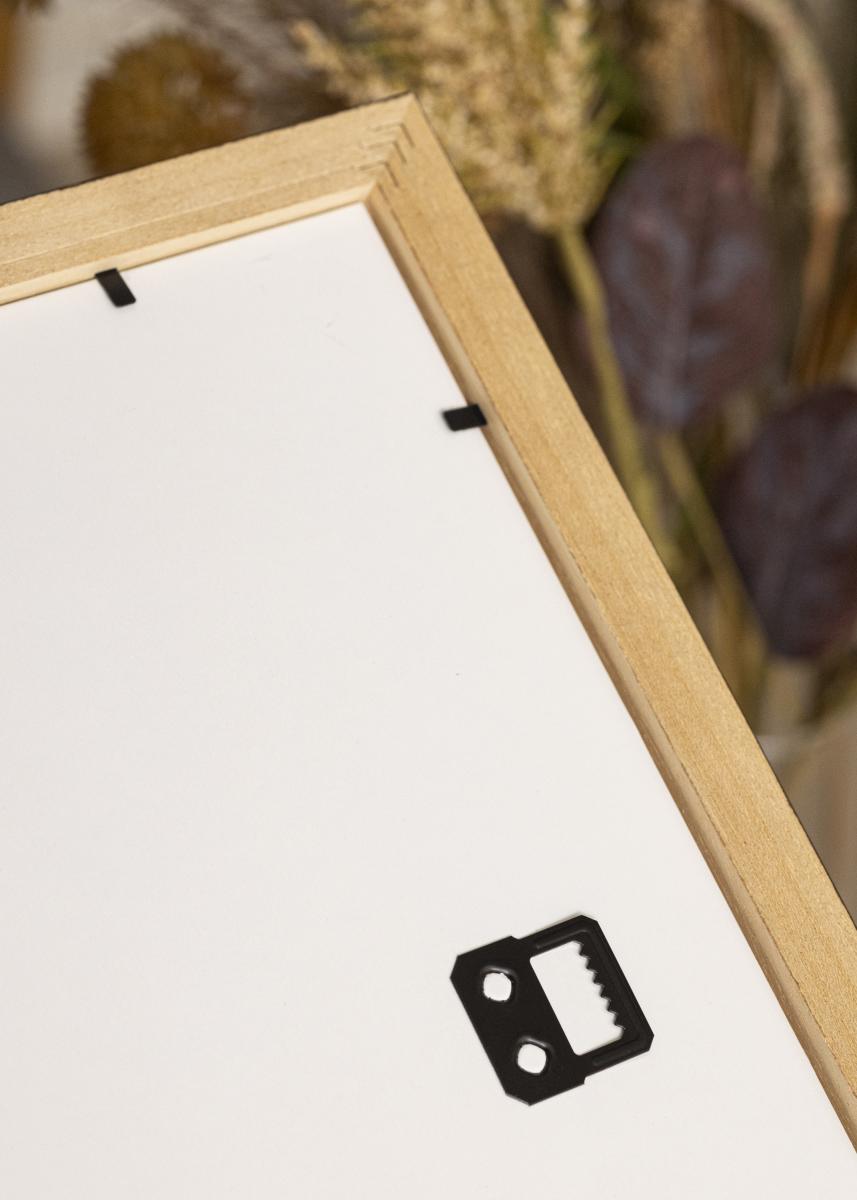 Mira Cadre en bois Marsac 50x65 cm - blanc - verre standard