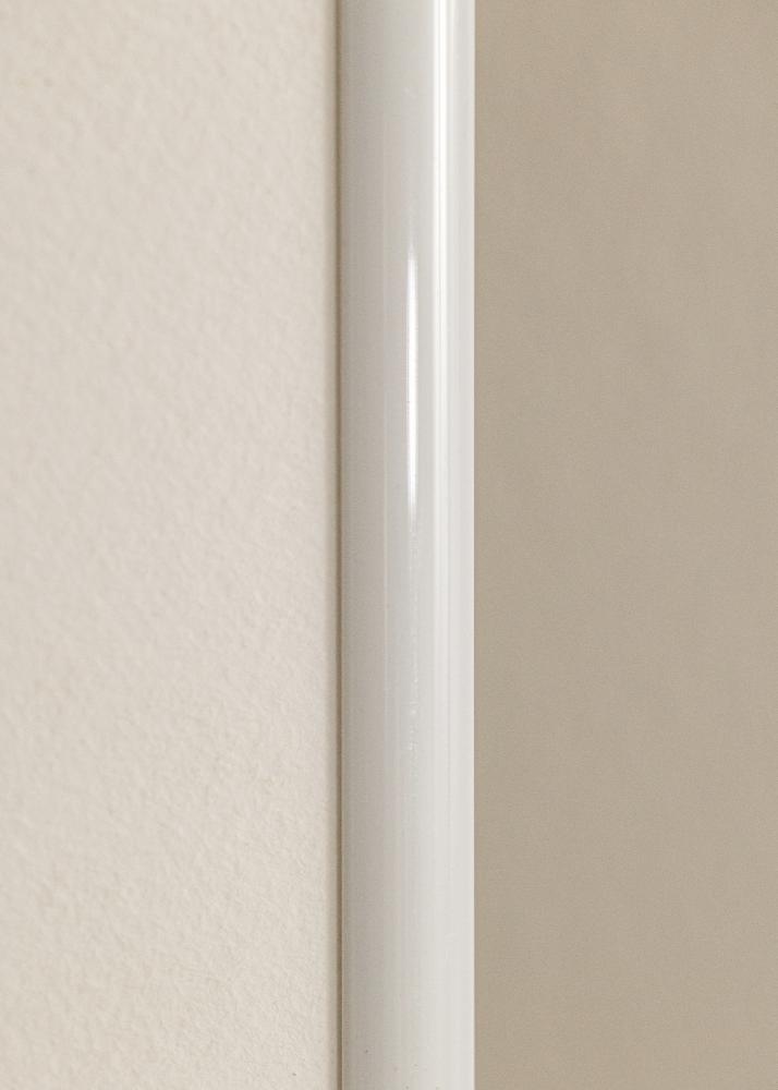 Cadre Victoria Blanc 70x100 cm - Passe-partout Blanc 62x93 cm