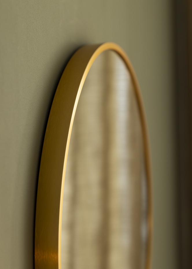 KAILA Round Mirror - Edge Gold diamtre 50 cm