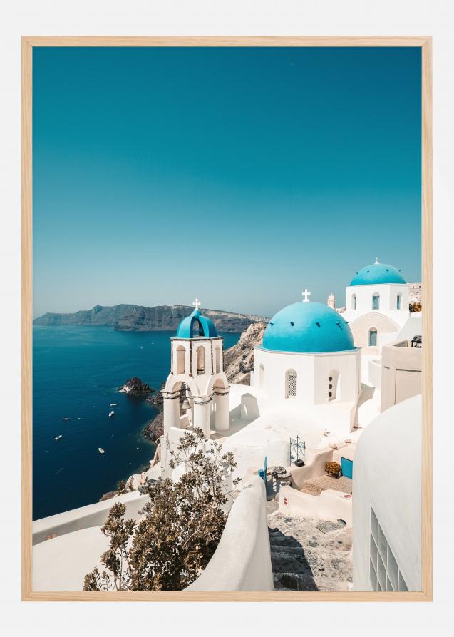 Blue Greece Poster