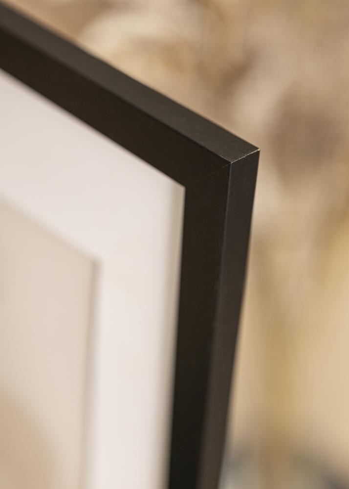 Cadre Black Wood Verre Acrylique 42x70 cm
