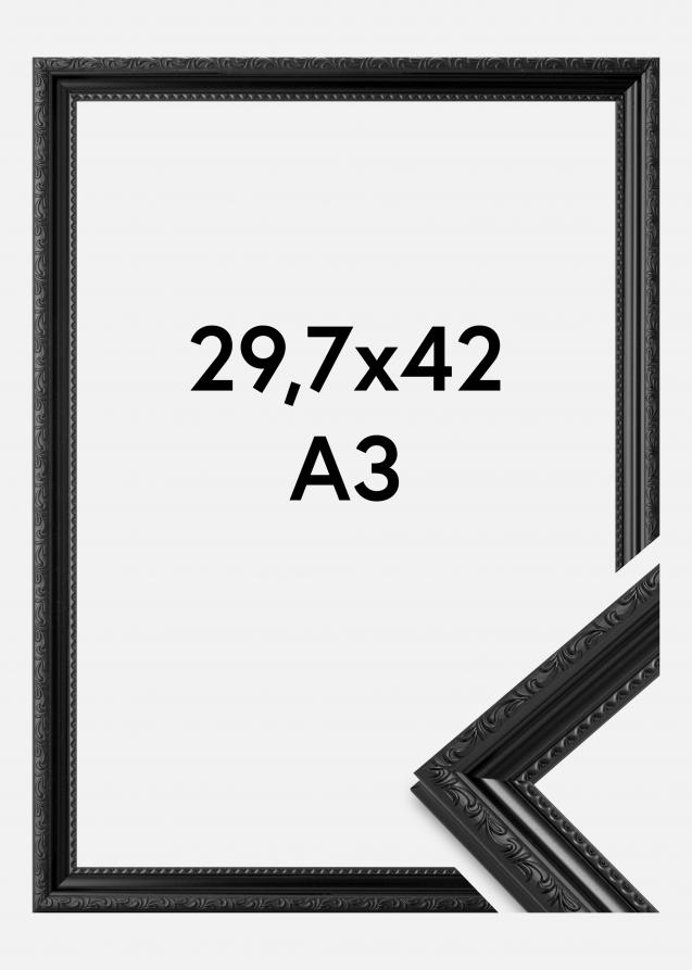 Cadre Abisko Verre Acrylique Noir 29,7x42 cm (A3)