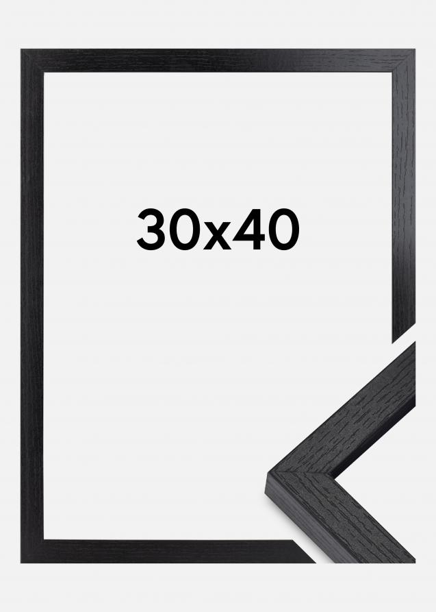 BGA Cadre boîte Verre Acrylique Noir 30x40 cm