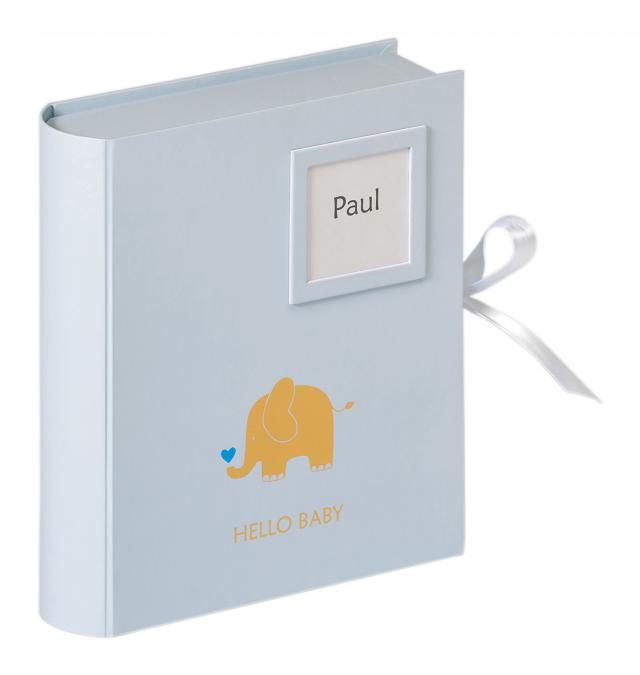 Baby Animal Boîte cadeau Bleu 27x24 cm