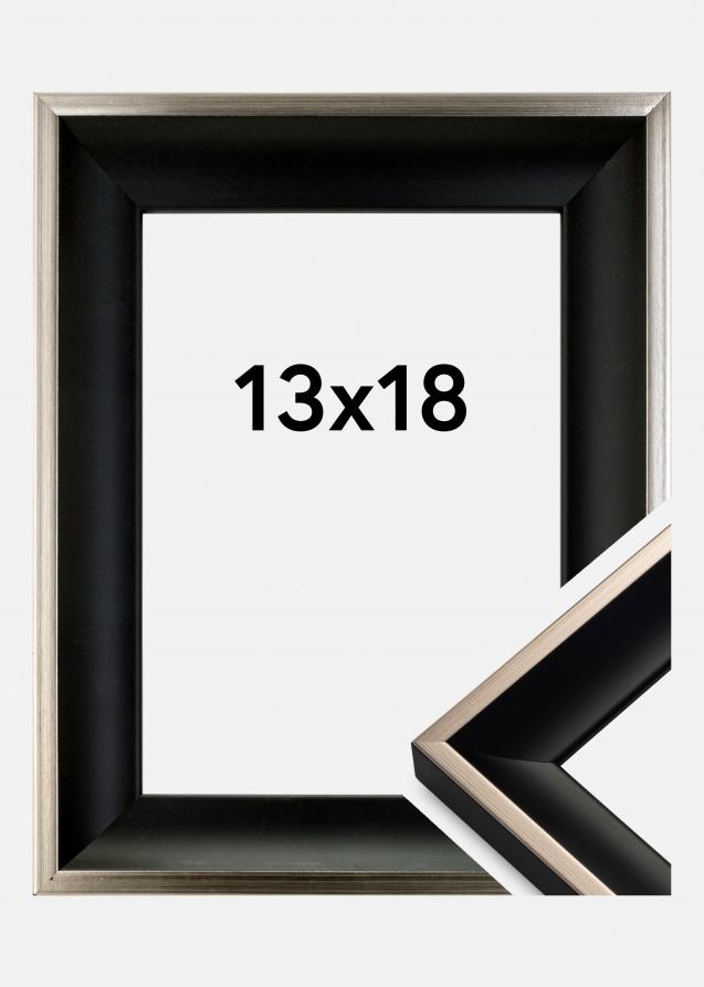 Cadre Öjaren Noir-Argent 13x18 cm