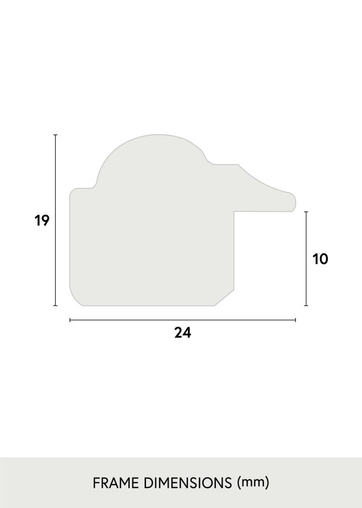 Cadre Siljan Verre Acrylique Blanc 32,9x48,3 cm (A3+)