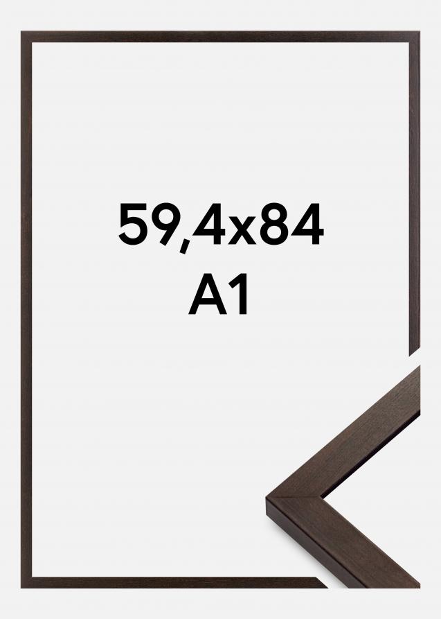 Cadre Selection Verre Acrylique Noyer 59,4x84 cm (A1)