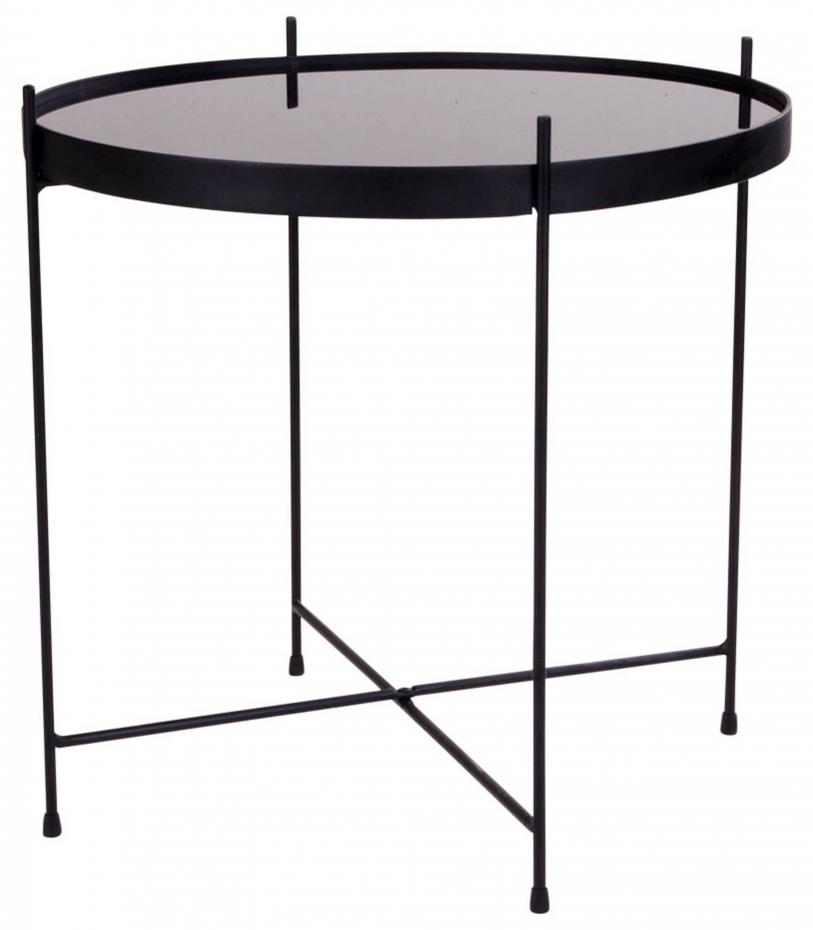 Table basse Venezia 48x48 cm - Noir