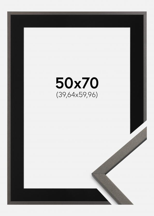 Cadre Edsbyn Graphite 50x70 cm - Passe-partout Noir 16x24 pouces