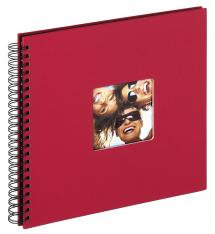 Fun Album spirale Rouge - 30x30 cm (50 pages noires / 25 feuilles)