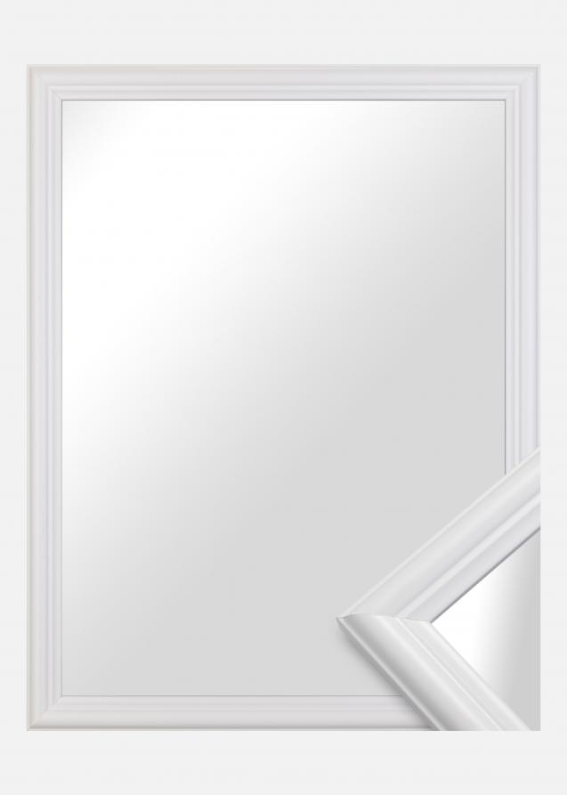 Miroir Siljan Blanc - Propres mesures
