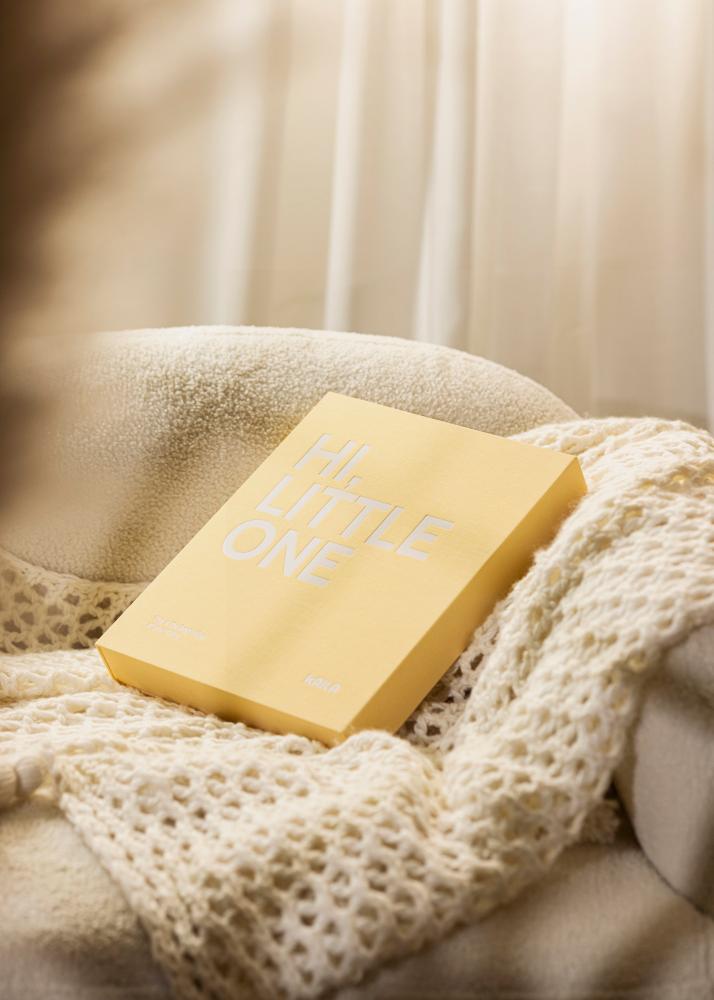 KAILA HI LITTLE ONE Yellow - Coffee Table Photo Album (60 Pages Noires)