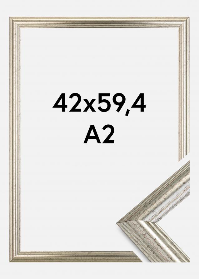 Cadre Västkusten Verre Acrylique Argent 42x59,4 cm (A2)