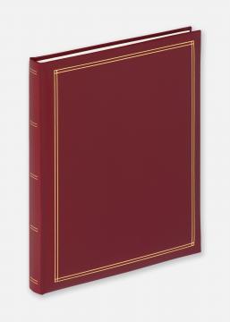 Monza Album Autocollant Rouge - 25x30 cm (30 pages)