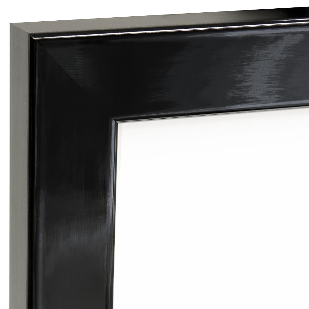 Cadre Uppsala Noir Trs brillant 15x15 cm