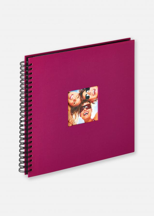 Fun Album spirale Violet - 30x30 cm (50 pages noires / 25 feuilles)