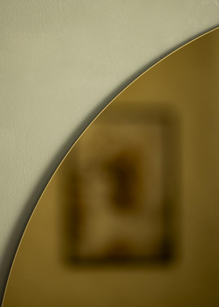 KAILA Miroir rond Gold diamtre 90 cm