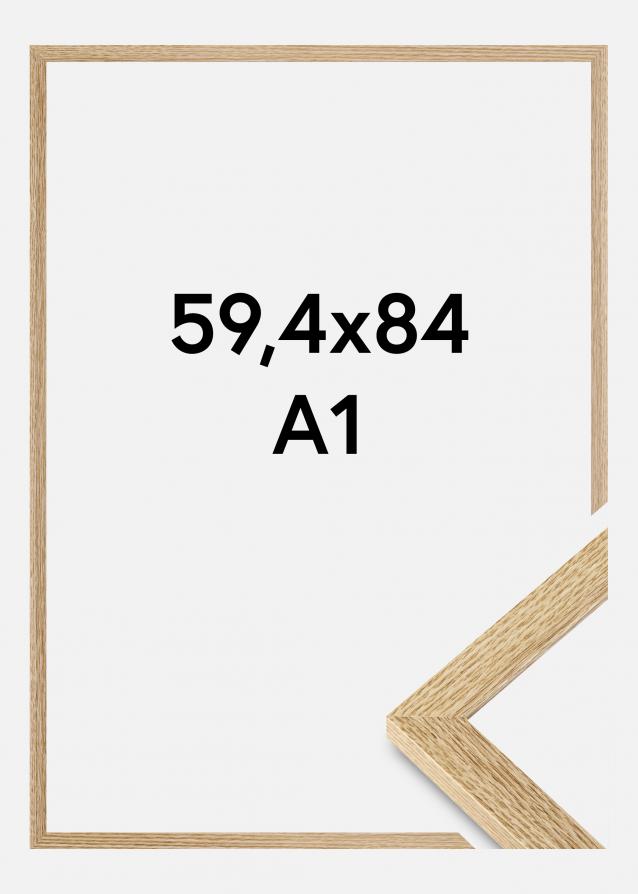 Cadre Selection Verre Acrylique Chêne 59,4x84 cm (A1)