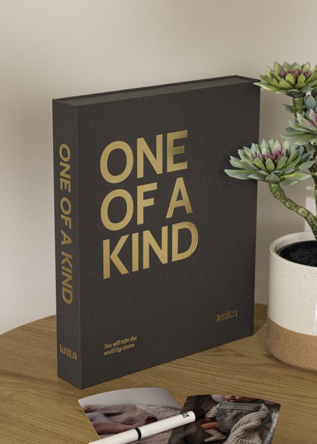 KAILA ONE OF A KIND Black - Coffee Table Photo Album (60 Pages Noires)