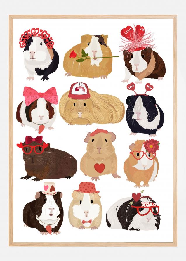 Love Guinea Pigs Poster