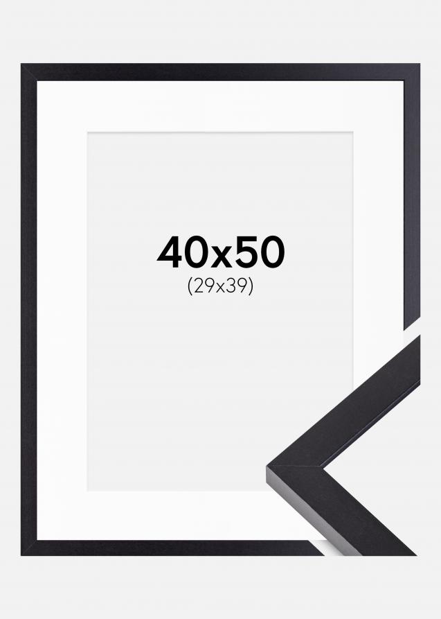 Cadre Selection Noir 40x50 cm - Passe-partout Blanc 30x40 cm