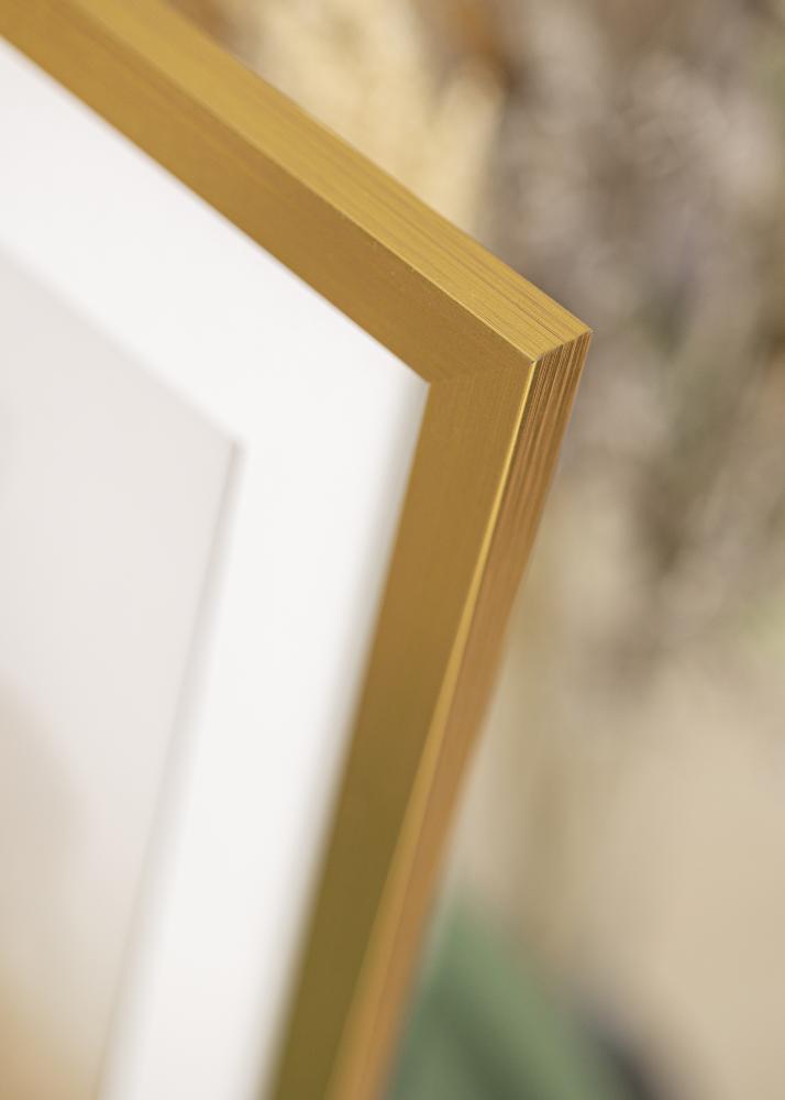 Cadre Gold Wood Verre Acrylique 30x30 cm
