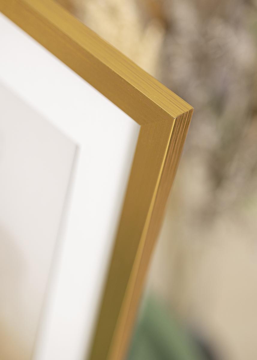 Achetez Cadre Gold Wood Verre antireflet 50x70 cm ici - BGASTORE.CH
