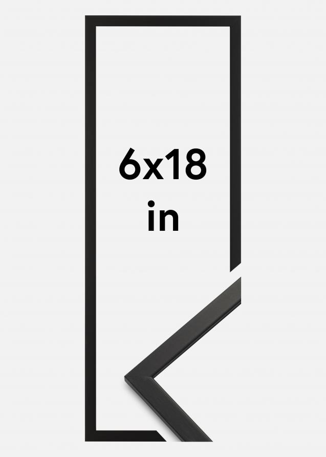 Cadre Edsbyn Verre Acrylique Noir 6x18 pouces (15,24x45,72 cm)