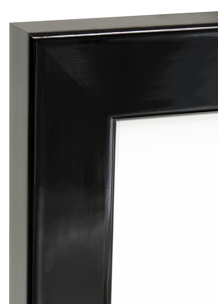 Cadre Uppsala Verre Acrylique Noir Trs brillant 50x50 cm